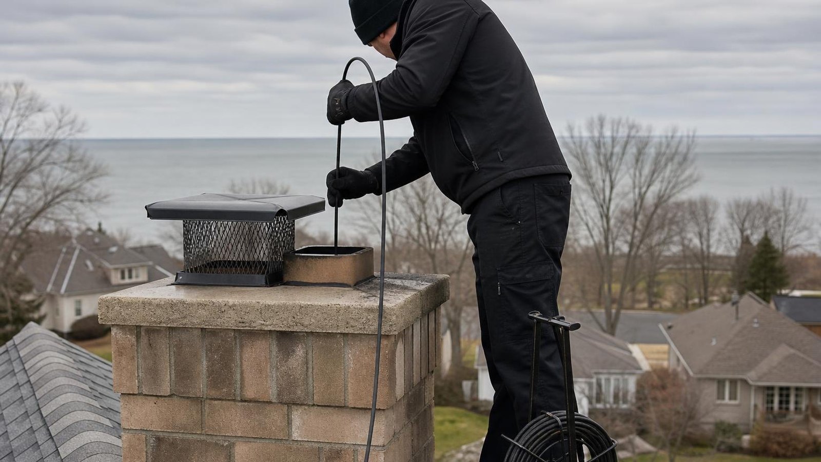 Practical chimney sweep & inspection in Medina